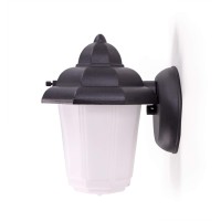 Coramdeo Outdoor Led Jelly Jar Style Porch Light Sconce For Patio And Deck Wet Location Built In Led Gives 75W Of Light From 9