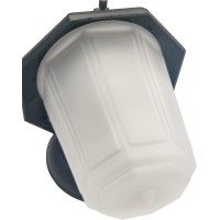 Coramdeo Outdoor Led Jelly Jar Style Porch Light Sconce For Patio And Deck Wet Location Built In Led Gives 75W Of Light From 9