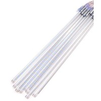 Meteor Lights, Luxmo Falling Rain Fairy Lights Christmas Lights 50Cm 8 Tubes 348 Leds Icicle Snow Raindrop Cascading Decoration Lights For Wedding, Party, Holiday, Garden, Christmas Trees(Blue)