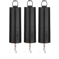 Fendisi 3 Pack Hanging Black Rotating Motor For Wind Spinner And Wind Chimes, Mobile Battery Operated Garden Decor Accessoy,Not Included Battery