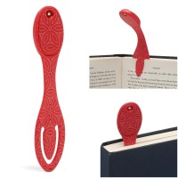 Flexilight Reading Light | 2 In 1 Bookmark Book Light | Led Clip On Lamp | Children Adult Book Torch | Book Accessories | Gift For Readers, Book Lovers (Battery Operated, Red)