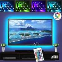 Led Tv Backlights, Rgb Led Strip Lights, 1M/3.3Ft Usb Powered Bias Lighting Kits, Led Strip Lights With Rf Remote Controller (16 Colors And 4 Dynamic Modes), Led For Hdtv,Pc Monitor And Home Theater