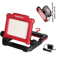 Dayatech Rechargeable Cordless Led Work Light 3500 Lm 25 W Compatible With Dewalt Milwaukee Makita Bosch Blackdecker Por