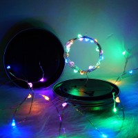 Solar Mason Jar Light Lids 10 Pack 20 Led Fairy String Light Inserts For Jars With Hangers Starry Lighting Waterproof Rust Resis