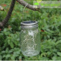 Solar Mason Jar Light Lids 10 Pack 20 Led Fairy String Light Inserts For Jars With Hangers Starry Lighting Waterproof Rust Resis