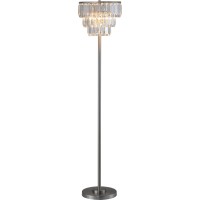 605H Contemporary Crystal Shade Floor Lamp (1Pcctn) (1251763)(D0102H55A4P)