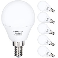 Comzler Ceiling Fan Light Bulbs Candelabra Led Bulbs - 60 Watt Equivalent, 4000K Cool White Candelabra E12 Base A15 Shape Light Bulbs For Ceiling Fan,600Lm,Non-Dimmable, Pack Of 6