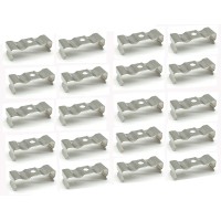 Traodin T5 Led Light Bulbs 20Pcs Clips Holder Bracketr For Lamp Socket Shop Light Fixture, Led Ceiling Lamp (23Mm/0.91Inch,Suitable For T5 Lamps)