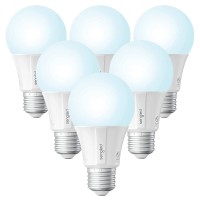 Sengled Zigbee Smart Light Bulbs, Smart Hub Required, Works With Smartthings And Echo With Built-In Hub, Voice Control With Alexa And Google Home, Daylight 60W Equivalent A19 Alexa Light Bulb, 6 Pack