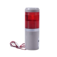 Othmro 1Pcs 12V 3W 1 Level Warning Light, Industrial Signal Tower Lamp, Column Alarm Round Tower Light, Indicator Continuous Light, Plastic Electronic Parts For Workstations