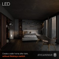 Sylvania Led Mini Automatic Plug-In Night Light With Sensor, Motion Activated, Dusk To Dawn, Warm White, Plug-In Type - 1 Pack (64988)