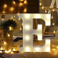 Led Marquee Letter Lights Sign E 26 Alphabet Light Up Letters Sign For Night Light Wedding Birthday Party Battery Powered Christ