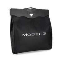 Motrobe Tesla Model 3 Trash Can Garbage Bag Hanging Magnetic Buckle Waterproof With Led Light 2016-2023