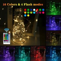 Led Fairy Lights Usb Powered 39Ft 120 Led Rgb & Warm White Fairy Lights For Bedroom, Color Changing String Fairy Lights With Remote/Timer, Christmas Halloween Twinkle Lights Indoor Outdoor Decoration