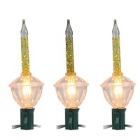 Holiday Bright Lights Christmas Bubble (Gold Bulb/Gold Glitter Replacement)