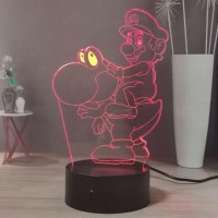 Laysinly Anime Night Light, Yoshi Led Night Light For Kids, 7Colors Desk Lamp, Child Bedroom Sleeping Night Lamp, Child Teen Birthday Christmas New Year Present