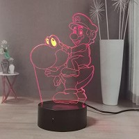 Laysinly Anime Night Light, Yoshi Led Night Light For Kids, 7Colors Desk Lamp, Child Bedroom Sleeping Night Lamp, Child Teen Birthday Christmas New Year Present