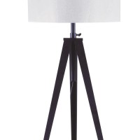 This sleek urbane designed floor lamp will not only illuminate your space but will also enhance your home dcor style This lamp comes with black finished metal tripod base with adjustable height mechanism that allows you to adjust it as per your requiremen