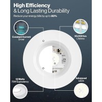 Sunco 16 Pack Retrofit Led Recessed Lighting 6 Inch 4000K Cool White Dimmable Can Lights Smooth Trim 13W75W 965 Lm Damp R