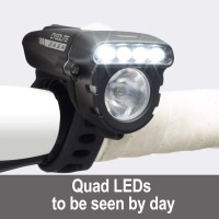 Cygolite Dash - 520 Lumen Bike Light - 5 Night & 3 Daytime Modes - Compact & Durable - Ip64 Water Resistant - Sturdy Flexible Mount - Usb Rechargeable Headlight - For Aero Road & Commuter Bicycles