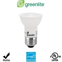 Led Par16 Dimmable Flood Light Bulb, 7W (60W Equivalent), 500 Lumens, 3000K Bright White, Indoor/Outdoor, 120V, Energy Star, (6 Pack)