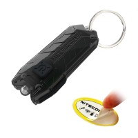 Nitecore Tube V20 Keychain Flashlight 55 Lumen Bright Usb Rechargeable Ultra Lightweight Compact Black