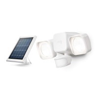 Ring Solar Floodlight -- Outdoor Motion-Sensor Security Light, White (Bridge Required)