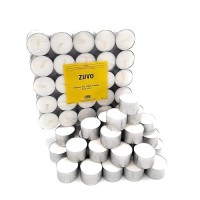 8 Hour Tea Lights Candles 100 Pack White Long Lasting Tea Lights Smokeless Unscented Candles Party Candles For Weddin