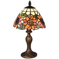 Dale Tiffany Ta19022 Brescia Accent Lamp, Antique Bronze