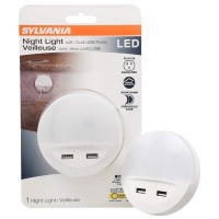 Sylvania Rgbw Puck Led Night Light With Remote Control, White And Rgb Color, Dimmable, Soft White, 2700K, Batteries Not Included - 3 Pack (64999)