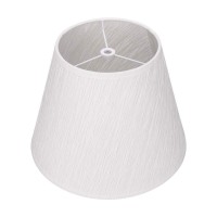 Alucset Small Lamp Shade, Alucset Barrel Paper Lampshade For Table Lamp And Floor Light, 6X10X7.5 Inch,Natural Linen Hand Crafted, Spider (Paper)