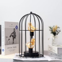 Jhy Design Birdcage Decorative Lamp Battery Operated 12