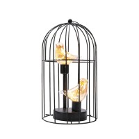 Jhy Design Birdcage Decorative Lamp Battery Operated 12