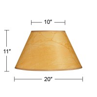 Crinkle Paper Large Empire Lamp Shade 10