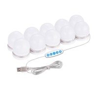 Assemer Led Vanity Mirror Lights Makeup Light With 10 Dimmable Light Bulbshollywood Style Mirror Lights For Vanity Table Dress