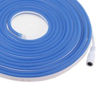 Rextin 164Ft Dimmable Blue Led Light Strip Flexible Silicone Led Neon Rope Lights Dc12V Ip67 For Diy Indoor Outdoor Sign Lett