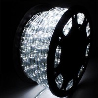 Gdy 150Ft Led Rope Light Kit,110 V 2-Wire Waterproof String For Strip Lighting For Indoor And Outdoor Background,Yard,Garden,Bridges Decoration