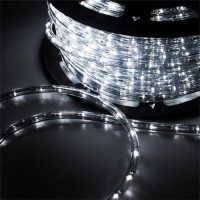 Gdy 150Ft Led Rope Light Kit,110 V 2-Wire Waterproof String For Strip Lighting For Indoor And Outdoor Background,Yard,Garden,Bridges Decoration