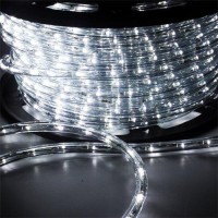 Gdy 150Ft Led Rope Light Kit,110 V 2-Wire Waterproof String For Strip Lighting For Indoor And Outdoor Background,Yard,Garden,Bridges Decoration