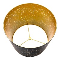 Metal Etching Process Large Lamp Shades, Alucset Drum Big Lampshades For Table Lamp And Floor Light, Sky Stars Design, 12X14X10 Inch, Spider (Starry Sky)