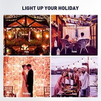 Yunlights Outdoor String Lights Waterproof - 50Ft Hanging Led Patio Lights For Backyard Balcony Porch (30+3 Bulbs)