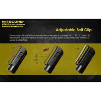 Nitecore Nth10 Adjustable Hard Holster For Flashlights With 1 Inch Tube Diameter