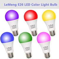 Lemeng Led Black Lights Bulb 9W Blacklight A19(75Watt Equivalent), E26 Medium Base 120V, Uva Level 395-400Nm, Glow In The Dark For Blacklights Party, Body Paint, Fluorescent Poster- 3 Pack