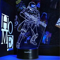 3D Star Wars Night Light, 16 Colors Changing Night Lights With Remote & Smart Touch, Christmas And Birthday Gifts For Kids And Any Star Wars Fans