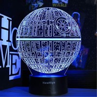 3D Star Wars Night Light, 16 Colors Changing Night Lights With Remote & Smart Touch, Christmas And Birthday Gifts For Kids And Any Star Wars Fans