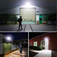 Emaner Motion Sensor Dusk To Dawn Led Security Light, Outdoor Led Flood Light 5000K Daylight White For Walkway/Porch/Yard, Motion Detection Floodlight Light Waterproof Wired 120V