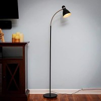 Brightech Avery Floor Lamp, Dimmable Standing Lamp With Sturdy Base For Bedroom Reading, Modern Led Lamp For Living Rooms, Tall Tree Lamp For Offices, Great Living Room Decor - Black