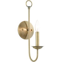 Livex Lighting 42681-01 1 Light Antique Brass Wall Sconce