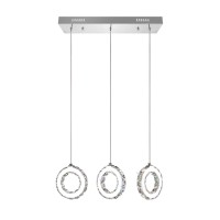 Led Multi Light Pendant With Chrome Finish