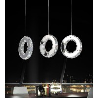 Led Multi Light Pendant With Chrome Finish